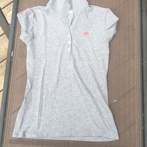 Aeropostale gray polo shirt